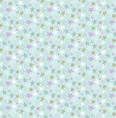 Daisy&Lilly-Star Doodles, Light Blue (Sold By 1/2 Meter)